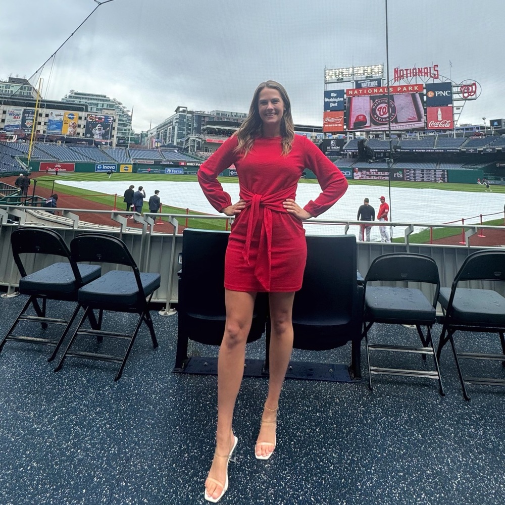 Red Long Sleeve Dress